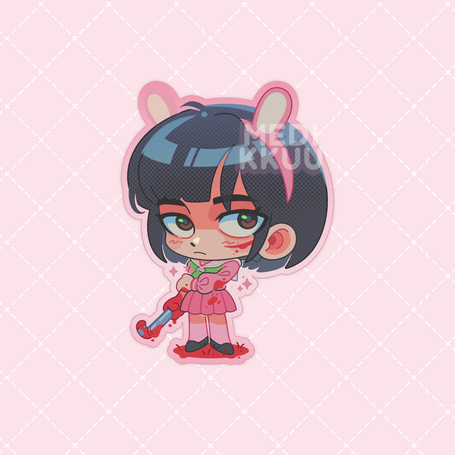 hinako shimizu silent hill f acrylic charm & sticker