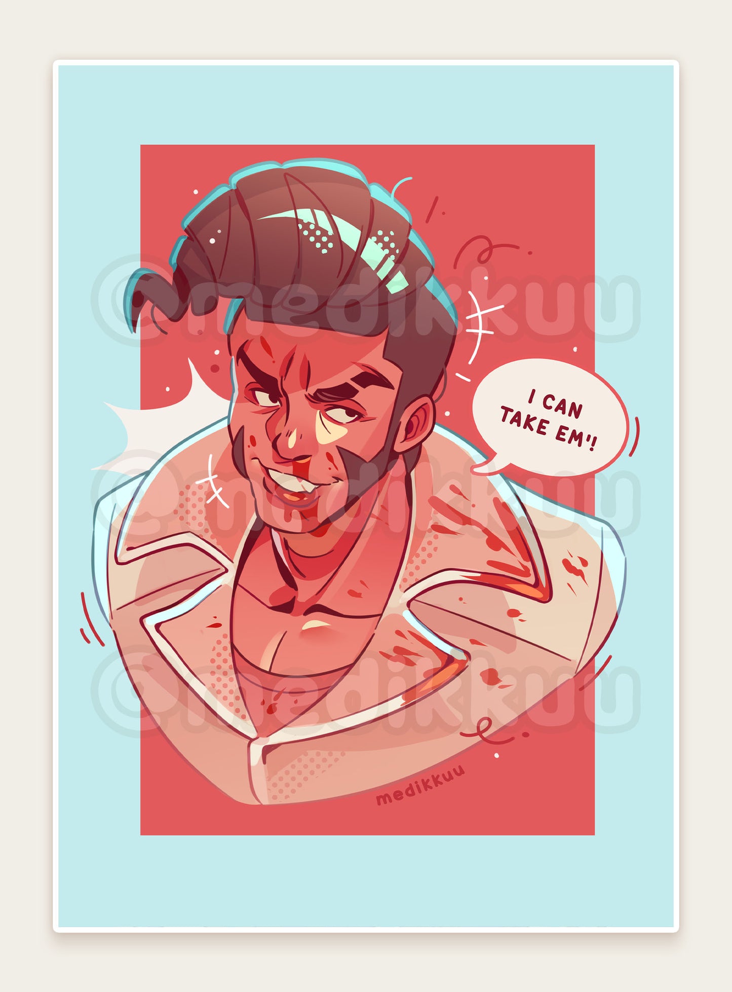 shiv deadlock print - (glossy print) 5" x 7"