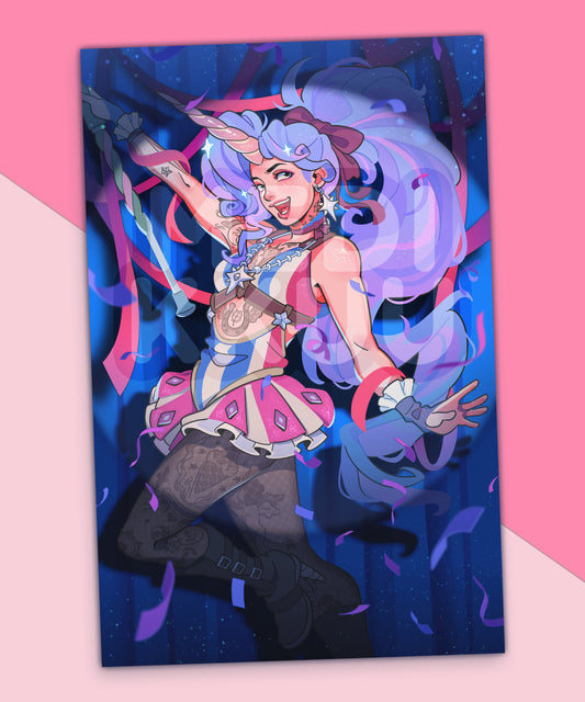 celeste print - (matte print) 5" x 7"