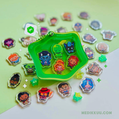deadlock viscous cube Shaker Charm (3" acrylic shaker)