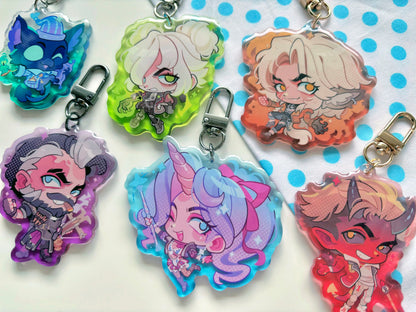 SET 3 deadlock charms keychains | old gods new blood (2.5" Epoxy)