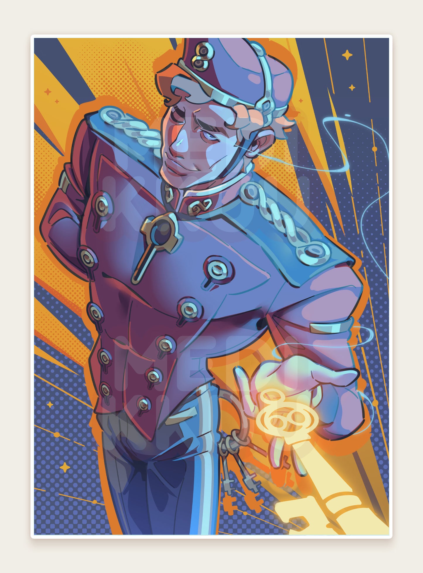 doorman deadlock print - (matte print) 5" x 7"