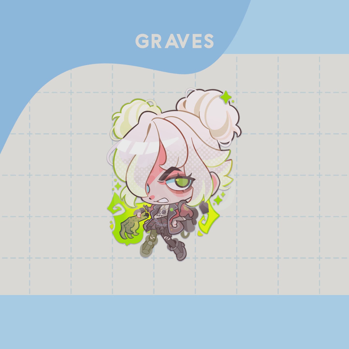 SET 3 deadlock charms keychains | old gods new blood (2.5" Epoxy)