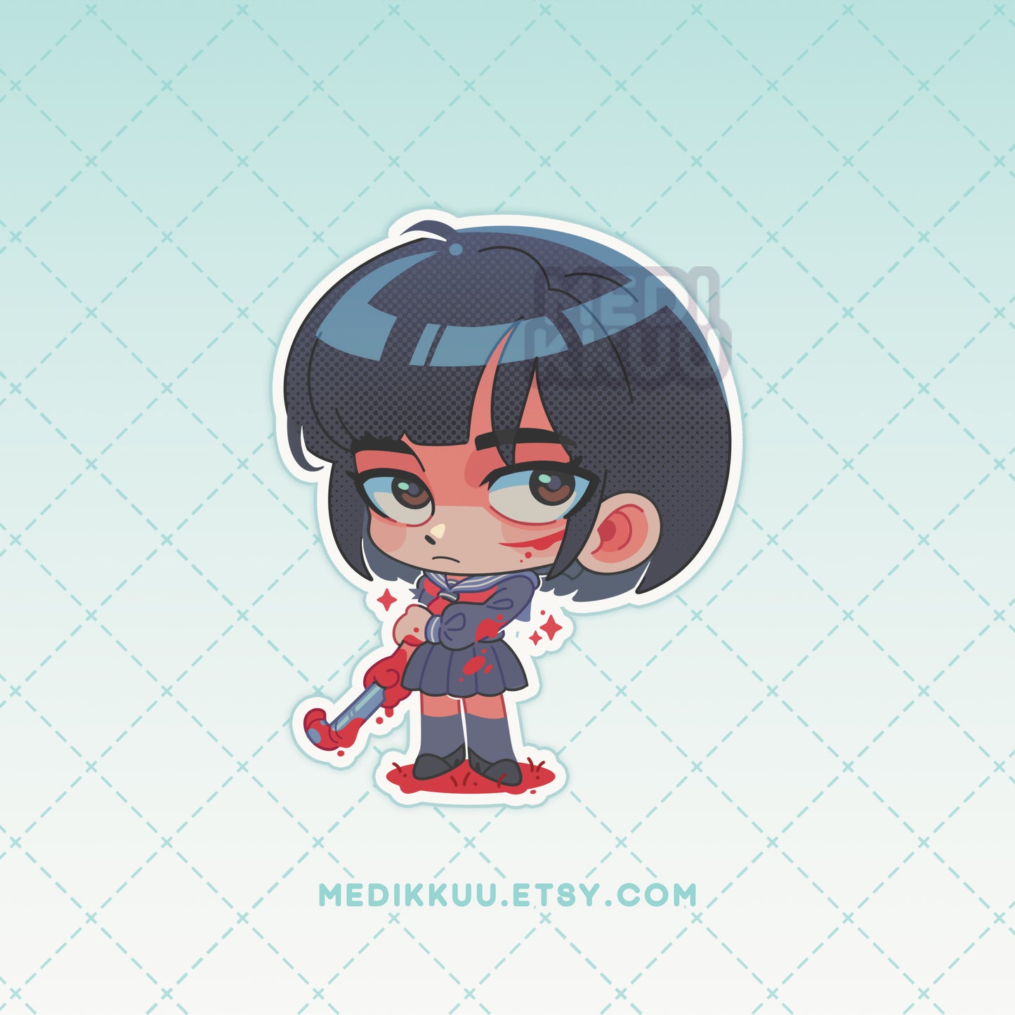 hinako shimizu silent hill f acrylic charm & sticker
