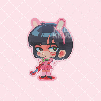 hinako shimizu silent hill f acrylic charm & sticker