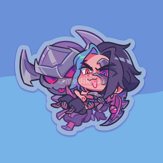 kayn and rhaast (3" sticker) | league of legends