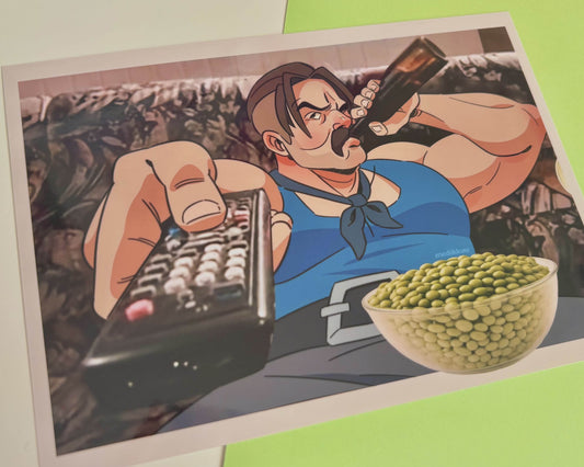 lash meme deadlock print - (matte print) 5" x 7"