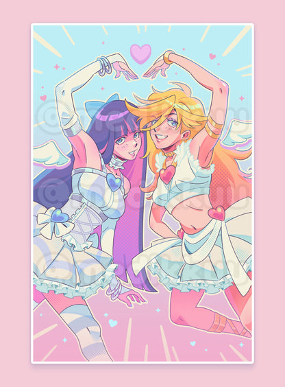 panty and stocking print - (matte print) 5" x 7"