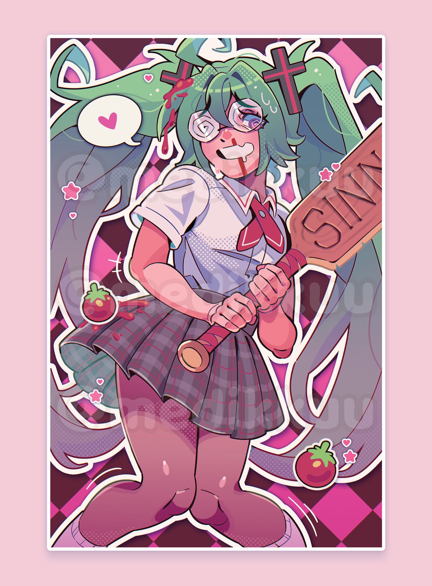 confessions of a rotten girl print - (matte print) 5" x 7"