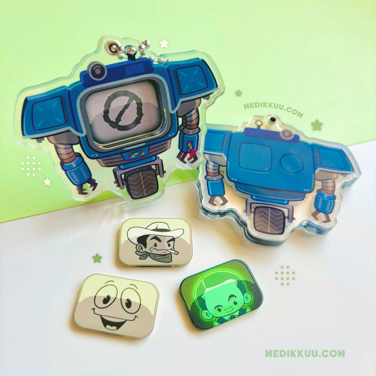 Securitron Shaker Charm (3" acrylic shaker)