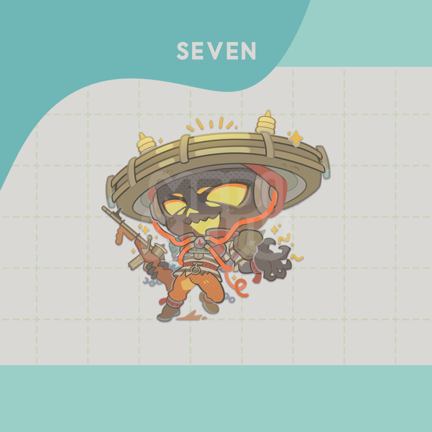 SET 2 deadlock charms keychains | (2.5" Epoxy)