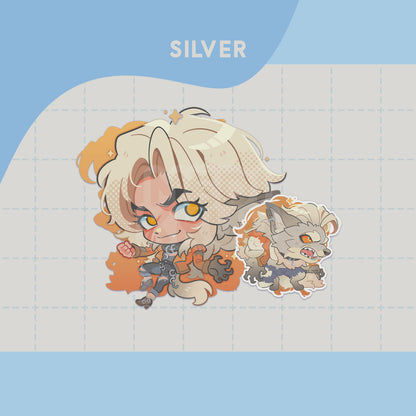 SET 3 deadlock charms keychains | old gods new blood (2.5" Epoxy)
