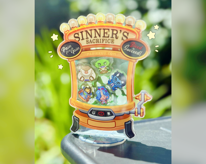 sinners sacrifice deadlock shaker standee (5" acrylic shaker)